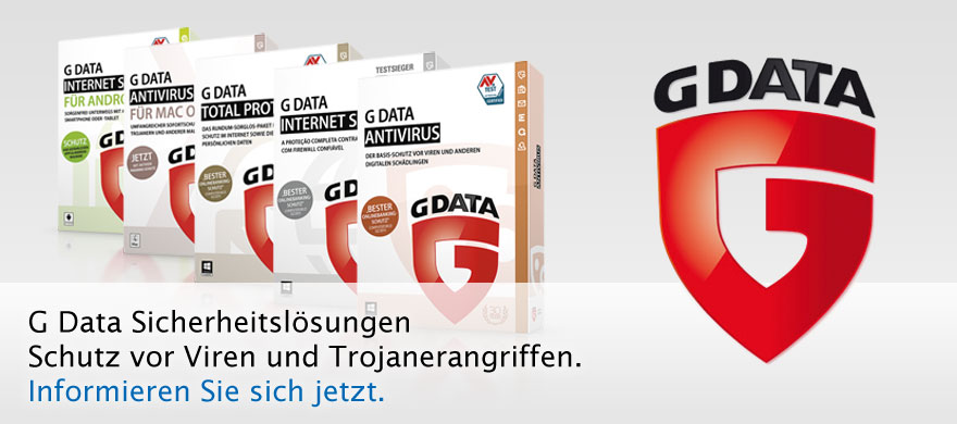 G DATA Viren und Trojanerschutz